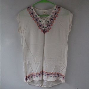 Embroidered cute tunic